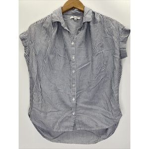 MADEWELL Central Shirt in Dalton Stripe Size XXS